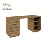  HAPPY FURNITURE , Bàn làm việc 2 bên hộc tủ MACRO ,BAN_008 , 160cm x 60cm x 75cm 