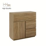  HAPPY FURNITURE , Tủ đựng đồ 1 cánh mở 3 ngăn kéo - MACRO , THK_041 ,  100cm x 40cm x100cm 