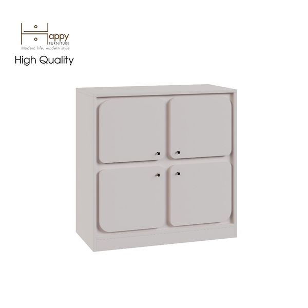  HAPPY FURNITURE , Tủ lưu trữ 4 cánh mở - SWEETY , TCM_061 , 82cm x 40cm x 82cm 