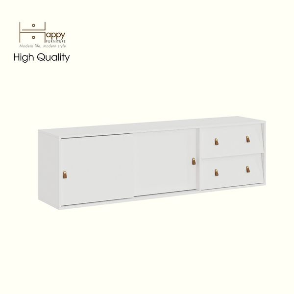  HAPPY FURNITURE , Kệ TV 2 cửa lùa 2 ngăn kéo - CALYN , KTV_100 , 180cm x 40cm x 52cm DxRxC 