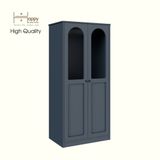  HAPPY FURNITURE , Tủ quần áo cửa kính 2 cửa mở - SISEEL , TCM_185 , 83x54x180cm 