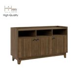  HAPPY FURNITURE , Tủ lưu trữ 3 cửa mở - KINA , TCM_040 , 124cm x 40cm x 72cm 