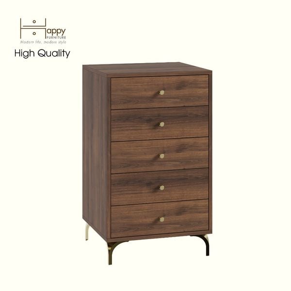  HAPPY FURNITURE , Tủ lưu trữ 5 ngăn kéo - HAPPI, THK_270 , 50cm x 45cm x 87cm DxRxC 