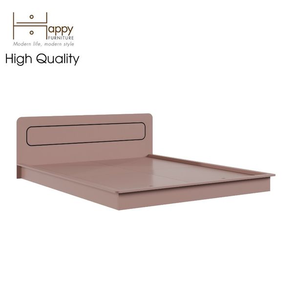  HAPPY FURNITURE , Giường ngủ bệt - SWEETY, GNG_081 GNG_082 GNG_083 GNG_084 , 207cm x 16cm 