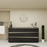  HAPPY FURNITURE , Tủ đựng đồ 6 ngăn kéo - VIGGO , THK_162 , 160cm x 45cm x 78cm 