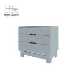  HAPPY FURNITURE , Tủ lưu trữ 3 ngăn kéo - MOLLY , THK_106 , 70cm x 45cm x 62cm 