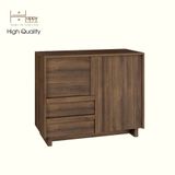  HAPPY FURNITURE , Tủ đựng đồ 2 ngăn kéo 2 cánh mở - MAVIS , TCM_158 , 90cm x 42cm x 75cm 