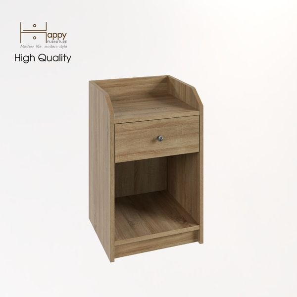  HAPPY FURNITURE , Táp đầu giường 1 hộc kéo - CANA , THK_013 , 40cm x 37cm x 63cm 