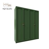  HAPPY FURNITURE , Tủ quần áo 4 cửa mở 1m6x2m - ELEGANT , TCM_084 , 160cm x 54cm x 200cm 