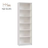  HAPPY FURNITURE , kệ sách 6 tầng tích hợp đèn LED - CATY , KSA_002_LED , 60cm x 28cm x 189cm 