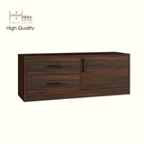  HAPPY FURNITURE , HEINEE - Kệ TV 2 ngăn kéo, KTV_067 , 120cm x 40cm x 46cm DxRxC, sản phẩm phổ thông 