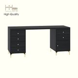  HAPPY FURNITURE ,Bàn làm việc 1 cửa mở 6 ngăn kéo - HAPPI, BAN_138 BAN_139 , 59cm x 75cm RxC 