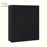  HAPPY FURNITURE , Tủ quần áo 4 cửa mở - DALEY ,TCM_281 , 160cm x 58cm x 190cm DxRxC 