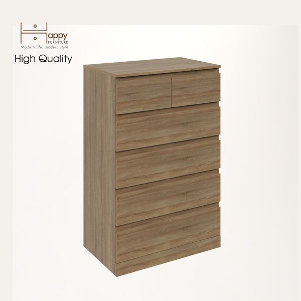  HAPPY FURNITURE , Tủ 5 tầng - DOOBIE , THK_006 , 80cm x 48cm x 123cm 