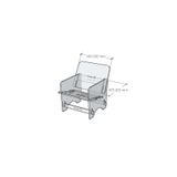  HAPPY FURNITURE , Gỗ tự nhiên , Ghế gỗ Plywood - SANARI , GHE_010 , 62cm x 61cm x 74cm DxRxC 