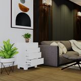  HAPPY FURNITURE , Tủ lưu trữ 4 ngăn kéo - MOLLY , THK_107 , 45cm x 45cm x 80cm 