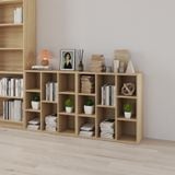  HAPPY FURNITURE ,COMBO 2 kệ sách 8 ngăn - CATY , KSA_093, 148cm x 28cm x 77cm DxRxC 