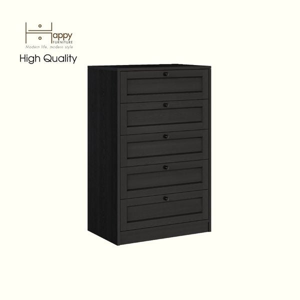  HAPPY FURNITURE , MATTA - Tủ lưu trữ 5 ngăn kéo, THK_223 , 64cm x 40cm x 101cm DxRxC 