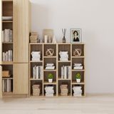  HAPPY FURNITURE ,COMBO 2 kệ sách 7 ngăn - CATY , KSA_095, 104cm x 28cm x 100cm DxRxC 