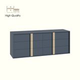  HAPPY FURNITURE , Tủ lưu trữ 6 ngăn kéo - SPACE, THK_287 , 160cm x 45cm x 62cm DxRxC 