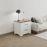  HAPPY FURNITURE , Tủ lưu trữ 2 ngăn kéo - SAFA , THK_327 , 60cm x 45cm x 57cm DxRxC 