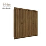  HAPPY FURNITURE , Tủ quần áo 4 cửa mở - ELEGANT , TCM_083 , 180cm x 54cm x 200cm 