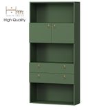  HAPPY FURNITURE , kệ sách 6 tầng - WESLEY , KSA_014 , 80cm x 28cm x 170cm 