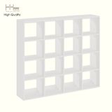 HAPPY FURNITURE , Kệ sách 4x4 - ZANE , KSA_042 , 140x 28x120cm 