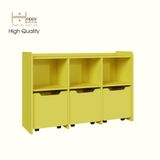  HAPPY FURNITURE , Tủ lưu trữ cho trẻ em có bánh xe - KID , THK_165 , 120cm x 36cm x 80cm 