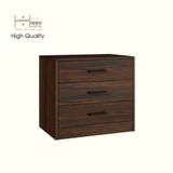  HAPPY FURNITURE , HEINEE - Táp đầu giường 3 ngăn kéo, THK_231 , 60cm x 40cm x 54cm DxRxC, sản phẩm phổ thông 