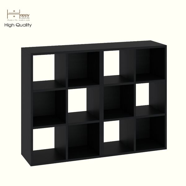  HAPPY FURNITURE , COMBO 2 kệ sách 6 ngăn - CHANN, KSA_103 , 108cm x 28cm x 80cm DxRxC 