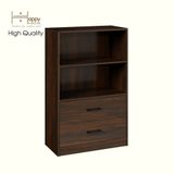  HAPPY FURNITURE , HEINEE - Kệ lưu trữ 2 ngăn kéo, TLT_039 , 70cm x 35cm x 110cm DxRxC, sản phẩm phổ thông 