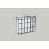  HAPPY FURNITURE , MATTA - Tủ quần áo 6 cửa mở , TCM_212 , 240cm x 54cm x 200cm DxRxC 