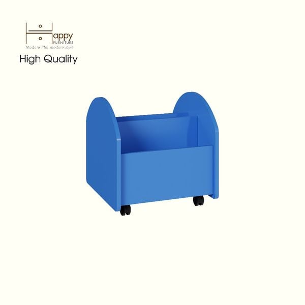  HAPPY FURNITURE , Thùng lưu trữ cho trẻ em có bánh xe - KID , TLT_002 , 45cm x 53cm x 47cm 