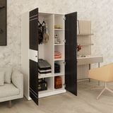  HAPPY FURNITURE , Tủ quần áo 2 cửa mở - TAKO , TCM_140 , 90cm x 54cm x 180cm 