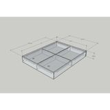  HAPPY FURNITURE , Giườngngủ RUBEL, GNG_226 GNG_227 GNG_228 GNG_229 , 203cm x 26cm DxC 