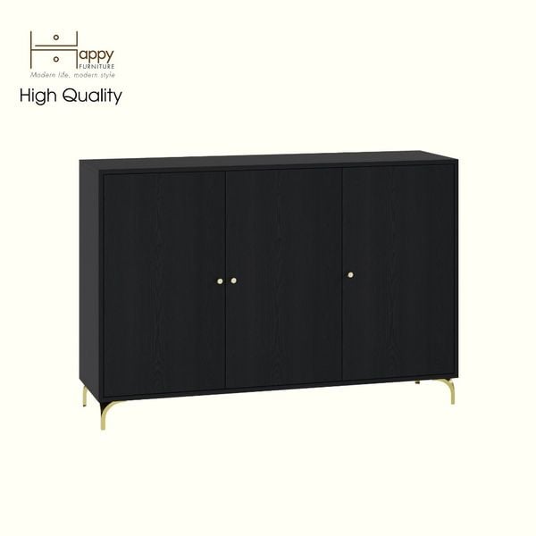  HAPPY FURNITURE , Tủ lưu trữ 3 cửa mở - HAPPI, TLT_052 , 140cm x 40cm x 96cm DxRxC 