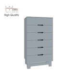  HAPPY FURNITURE , Tủ lưu trữ 6 ngăn kéo - MOLLY , THK_105 , 64cm x 45cm x 120cm 