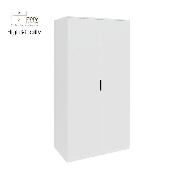  HAPPY FURNITURE , Tủ quần áo 2 cánh mở - MOLLY , TCM_108 , 90cm x 54cm x 176cm 