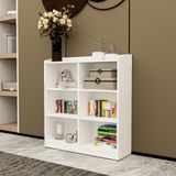  HAPPY FURNITURE , Kệ lưu trữ 6 ngăn - WINNI , KSA_049 , 90cm x 28cm x 98cm 