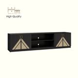  HAPPY FURNITURE , Kệ TV 4 cửa mở - CHARIS , KTV_029 , 200cm x 40cm x 50cm 