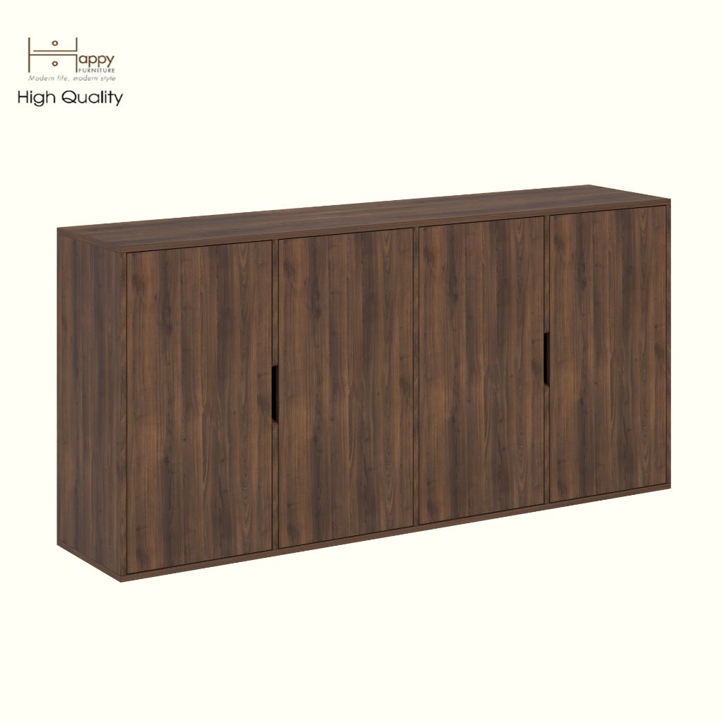  HAPPY FURNITURE ,Tủ lưu trữ 4 cửa mở - LAYLA , TCM_273 , 180cm x 40cm x 86cm DxRxC 