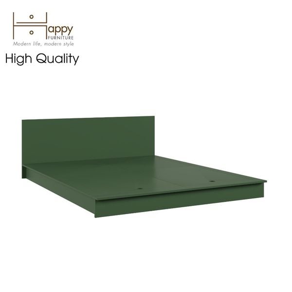  HAPPY FURNITURE ,   Giường ngủ kiểu Nhật - WESLEY , GNG_036 GNG_037 GNG_038 GNG_039 , 210x16cm , dài x cao 