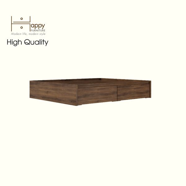  HAPPY FURNITURE , Giường ngủ 2 hộc tủ kéo , không đầu giường - DOOBIE, GNG_005 GNG_006 GNG_007 GNG_008 , 207x38cm 