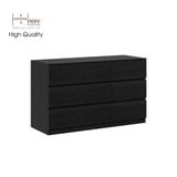  HAPPY FURNITURE , Tủ lưu trữ 6 ngăn kéo - LILY , THK_090 , 120cm x 45cm x 72cm 