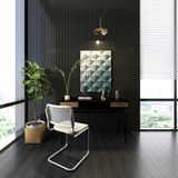  HAPPY FURNITURE , Bàn làm việc 3 ngăn chân sắt - BECKY ,  BAN_005 , 120cm x 55cm x 75cm 