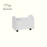  HAPPY FURNITURE , Thùng lưu trữ cho trẻ em có bánh xe - KID , TLT_001 , 46cm x 36cm x 36cm 
