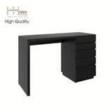  HAPPY FURNITURE , Bàn làm việc 5 ngăn kéo - MACRO , BAN_010 , 120cm x 45cm x 75cm 