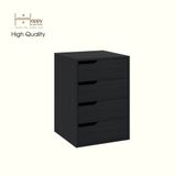  HAPPY FURNITURE , Tủ lưu trữ 4 ngăn kéo - ASO, THK_299 , 50cm x 50cm x 72cm DxRxC 