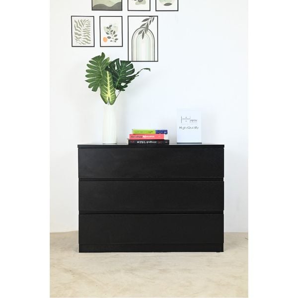  HAPPY FURNITURE , Tủ đựng đồ 3 ngăn kéo - OLA , THK_088 , 80cm x 45cm x 60cm 